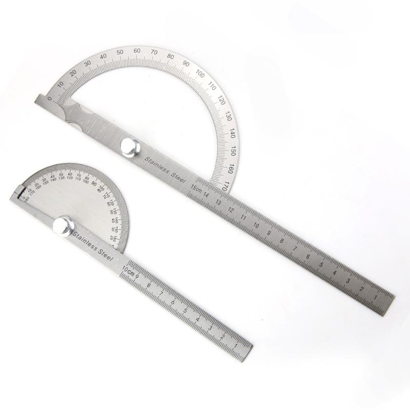 Multi Angle Ruler Stainless Steel Protractor Measuring Instruments Metal Angle Finder Carpenter Tools Angle Meter Goniometer