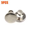 5Pcs Button Pins for Jeans No Sew Instant Detachable 17mm Replacement Button Adjustable Pants Buttons Kit