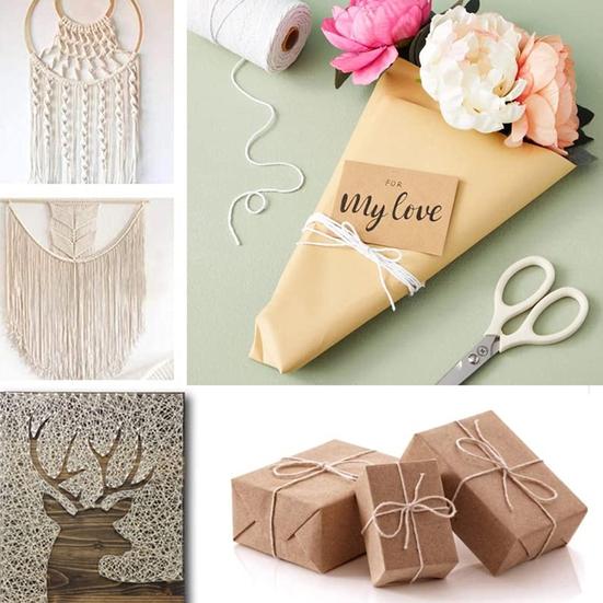 1 рулон DIY Хлопок Натуральная нить Сенсорный материал Мягкий режущий материал Хорошая прочность Без запаха