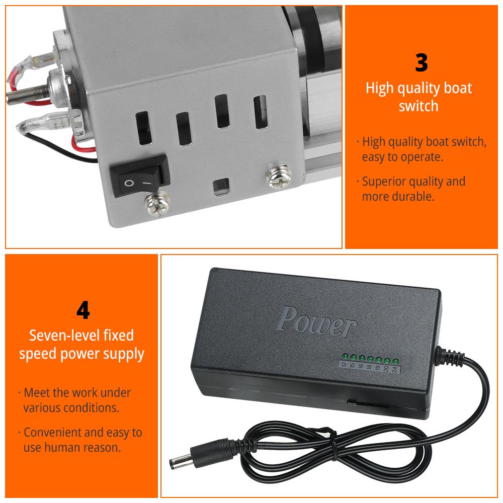 Миниатюрный токарный станок для бусин Будды 12-24 В Мини-деревотокарный станок Машина для шлифовки и полировки бусин Будды Вращающийся инструмент DIY Деревообработка