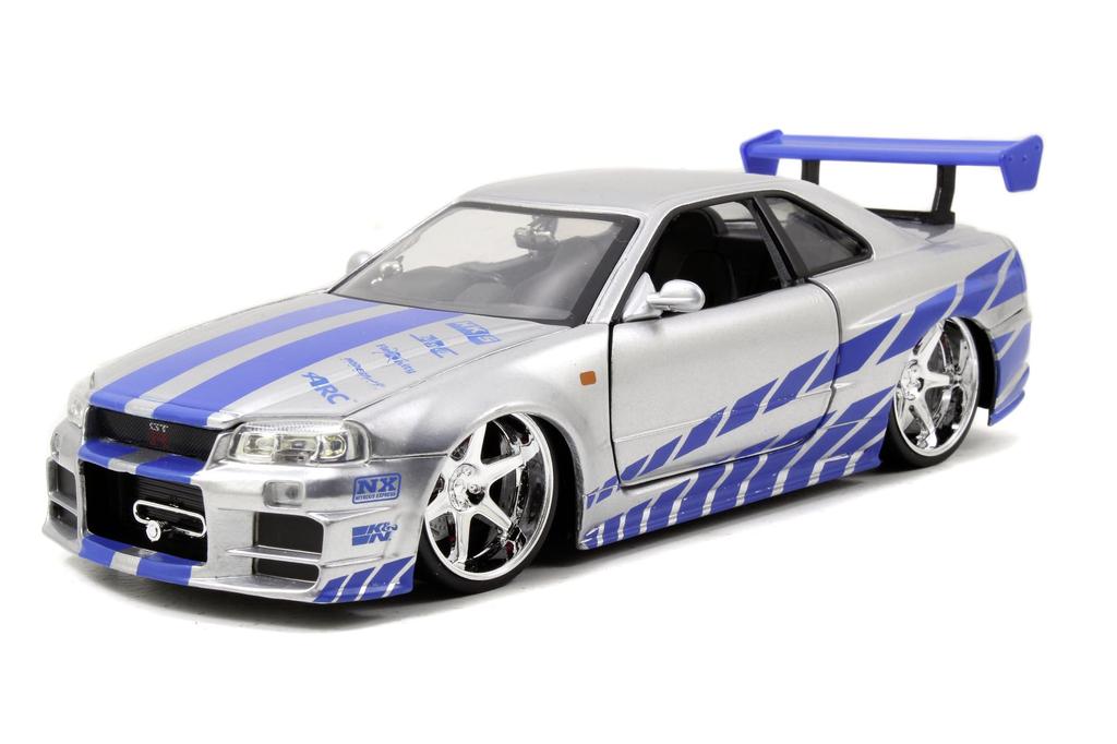 jada toys 1/24 FAST & FURIOUS Die-Cast Car Brian's Nissan Skyline GT-R (R34)