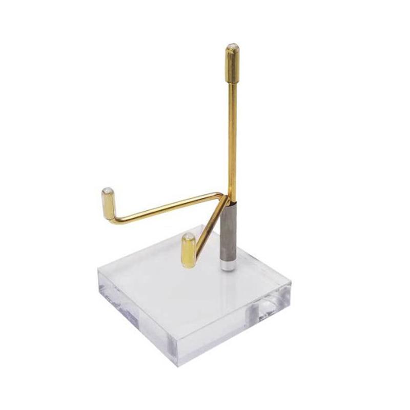 Металлическая минеральная витрина с акриловой основой для шариковой основы, каменная полка, украшение дома, ремесла