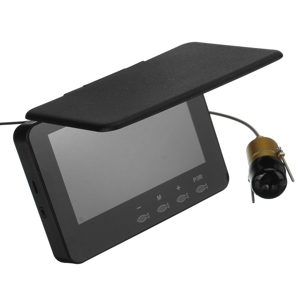 4,3-дюймовый водонепроницаемый эхолот, проводная подводная камера для зимней рыбалки, ЖК-монитор, светодиодная камера ночного видения для рыбалки, лампа