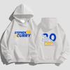 Autumn Winter Curry Basketball Hoodie Golden State Warriors Stephen Curry Black Men Women Fleece Warm Hooded Sports Hoodie Top