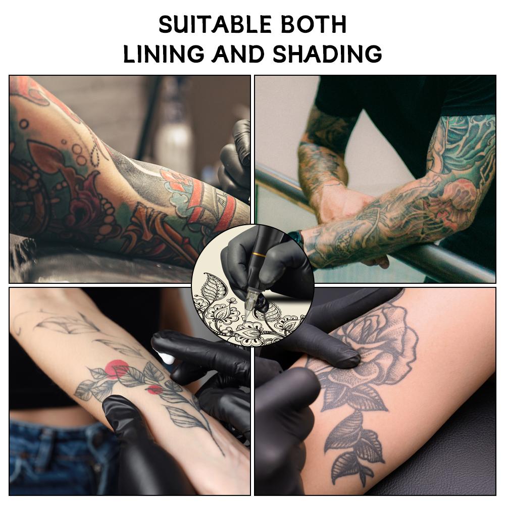 Комплект тату-машины PHOENIXY для начинающих, пистолет, источник питания, чернила премиум-класса, иглы, набор коробок, иглы с чернилами для татуировки, полный комплект