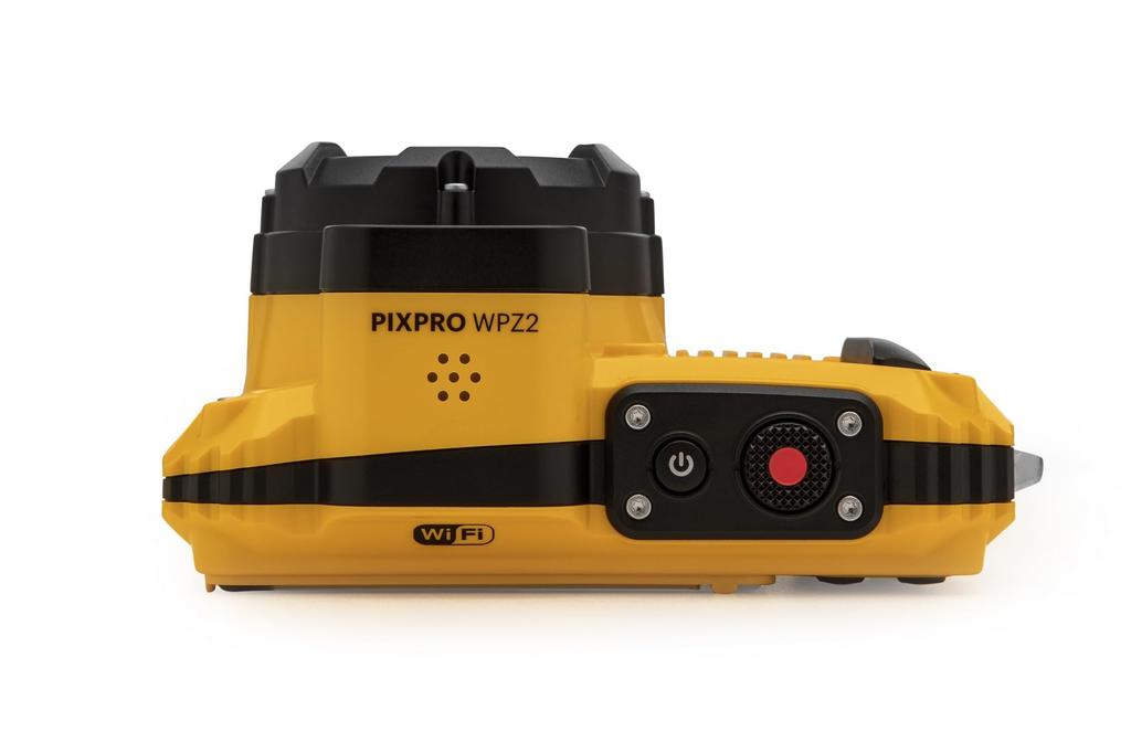 PIXPRO KODAK Compact Digital Camera, Waterproof, Dustproof, Shockproof, CALS Mode, 16 Megapixels, 4x Optical Zoom, Yellow (WPZ2-AMZ)