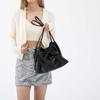 Korean Style PU Bow Shoulder Bag Bucket Bag Fashion Underarm Bag Temperament INS Tote Bag  Gift