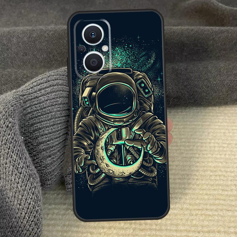 Space Astronaut Cover For OPPO Reno 8T 8 Lite 14F 13F 12 F 11 F 14 13 10 Pro OPPO Find X8 X6 X5 X9 Pro Case