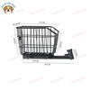 Universal Bicycle Pet Basket Metal Cargo Storage Basket Quick Release Large Capacity Accessories for Cycling Bikes Dog Carrier