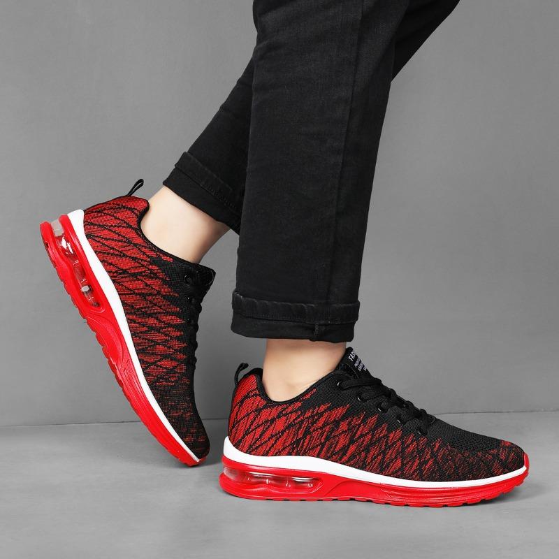 Спортивная обувь, повседневная обувь, дышащая мужская обувь Fly Woven, большой размер, легкие кроссовки для бега