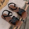 Summer New Women's Flat Bottom Roman Strap Sandals with Non Slip Rubber Soles Fashion Women's Shoes Size 36-43