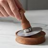 High-magnetic Coffee Powder Screen Magnet Wood Handle Coffee Filter Mesh Storage Nail  Barista