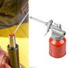 250ml Oil Can Spout Thumb Pump Workshop Oiler Oil Can Red High Pressure Pump Oiler Grease