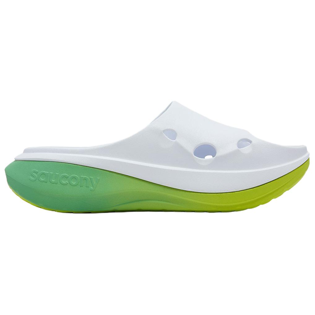 SAUCONY Сандалии-слайдеры Cradle 3, удобные, унисекс, белые, S28283-4