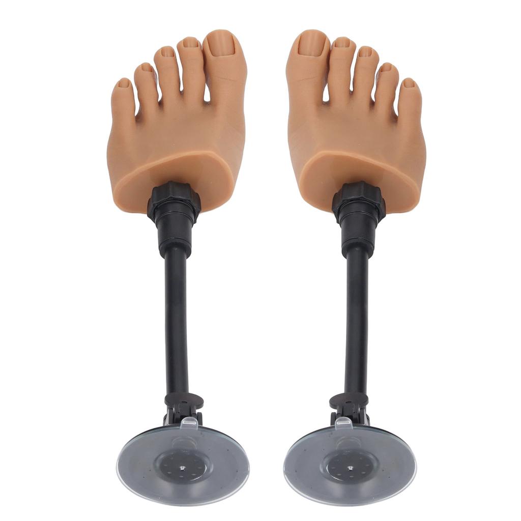 Силиконовая модель стопы для практики нейл-арта, модель стопы для обучения наращиванию ногтей, силиконовая модель половины стопы со ста