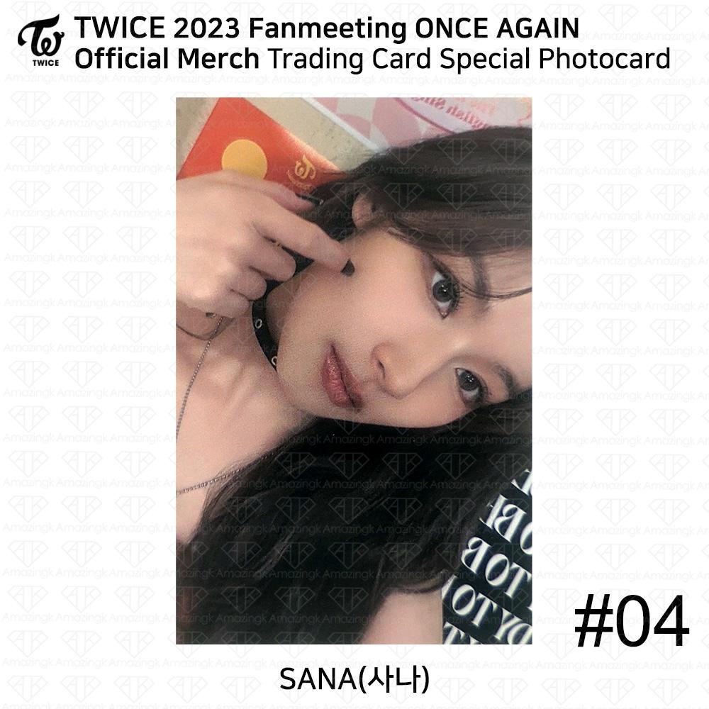 Twice Фан-встреча «ONCE AGAIN» в честь 8-й годовщины. Всплывающая карточка с коллекционной карточкой MD.