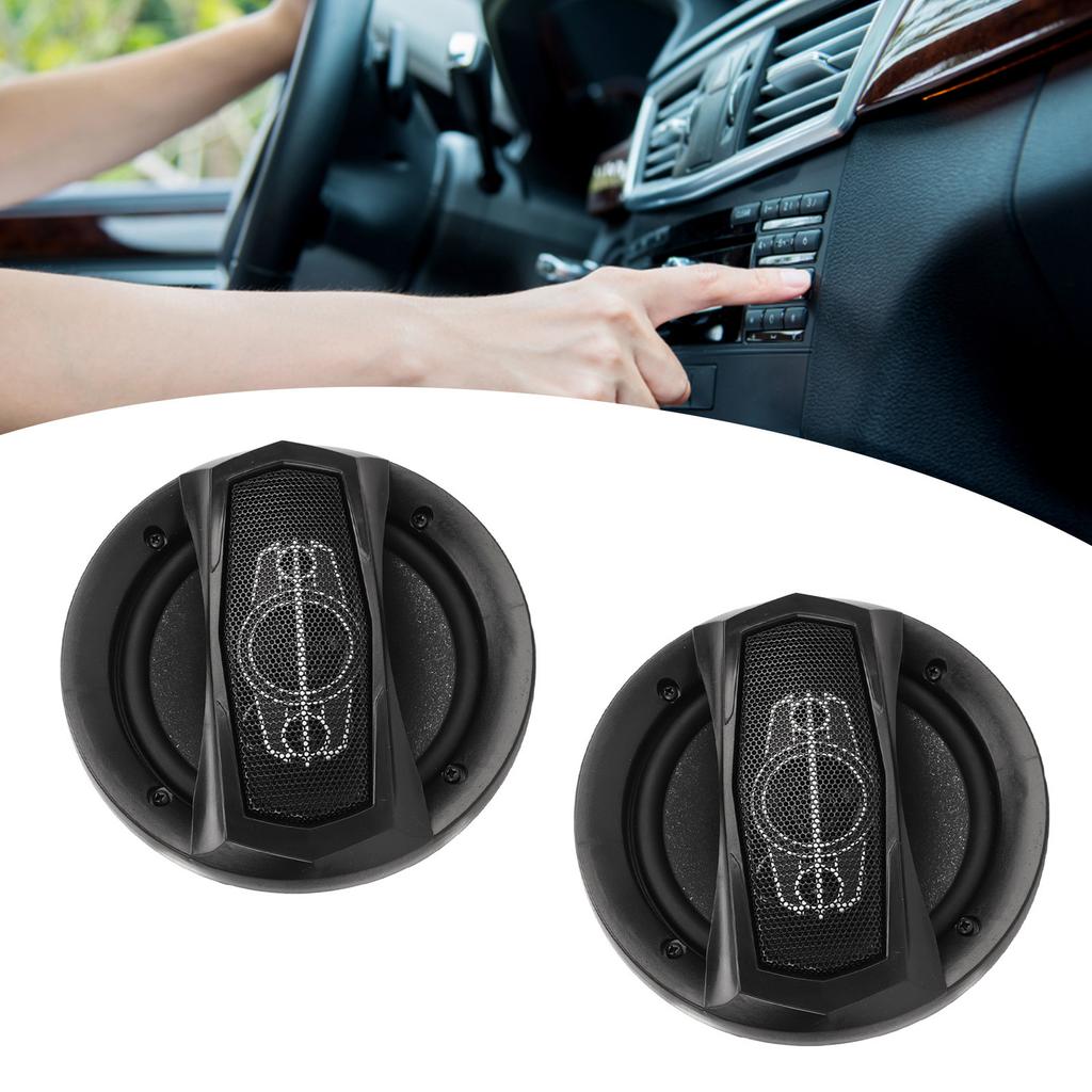 1 пара автомобильных динамиков, 6 дюймов, коаксиальные динамики, 350 Вт, автомобильный модифицированный динамик, черный внедорожник, обновленная замена динамика