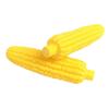 Latex Yellow Pet Corn Shape Sounding Toys for Small Dogs Bite Resistant Grinding Boredom Dog Cleaning Tease Relieve Teeth Sticks
