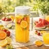 Flip Cover Refrigerator Water Pitcher Transparent Heat-resistant Cold Water Kettle 2000ML Large Capacity Water Jug Restaurant