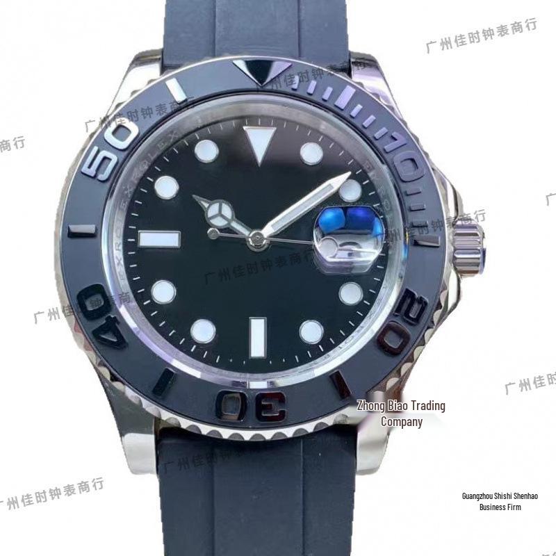 Rolex Yacht-Master 126622 40мм Серый Циферблат Резиновый Ремешок Мужские Автоматические Люксовые Часы