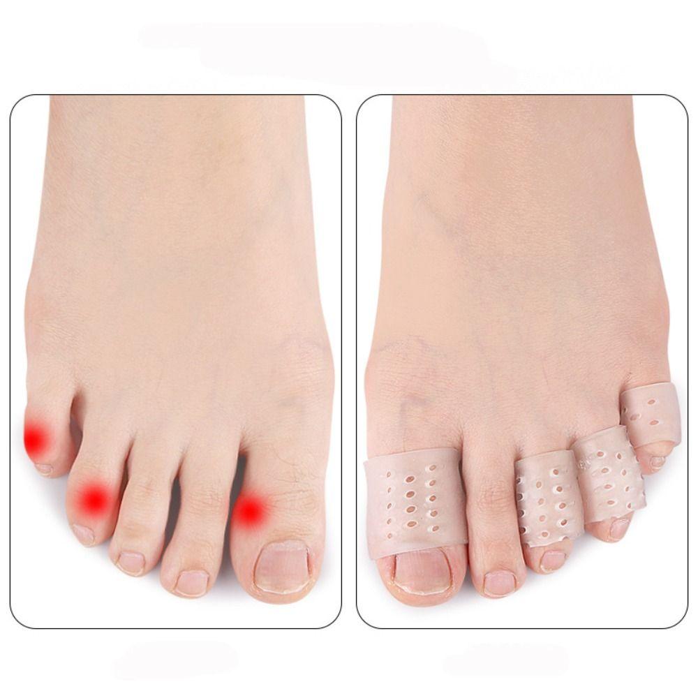 Anti-Friction Finger Toe Caps Silicone Foot Care New Toe Separator