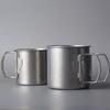 Чашка из нержавеющей стали портативная уличная дорожная кружка для кофе, чая, чашка для кемпинга, антиошпаривающая кухонная чашка для питья, сока, молока