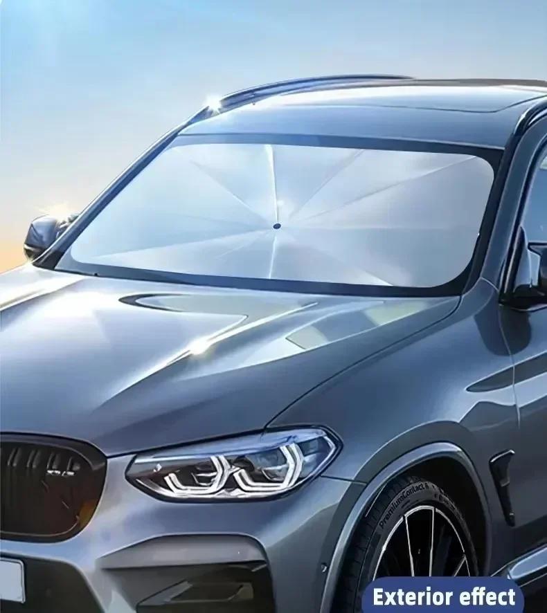 1PC Car sunshade Sun shield for car sunshade screen windshield umbrella front stop parking gear