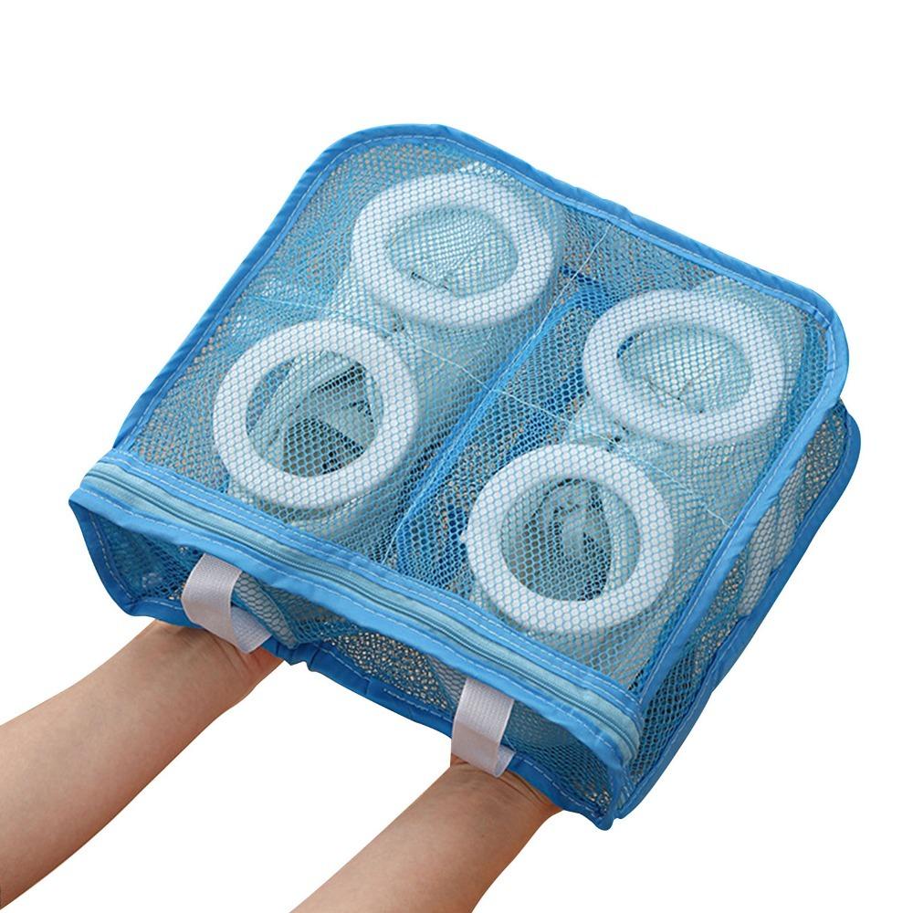 With Hanging Loop Shoe Wash Bag Mesh Shoe Protector Bag Shoe Washing Machine Bag Daily Use