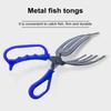 Fish Gripper 3-Claws Anti-slip Ergonomic Handle Multifunction Fishing Pliers Grabber Fish Control Clamp Catcher Tong Outdoor Fishing Accessories