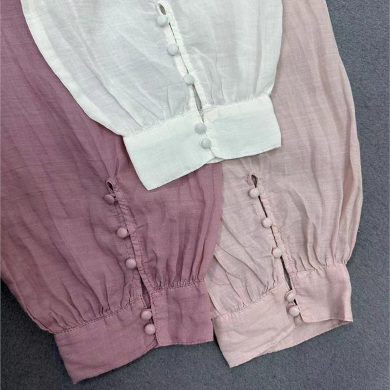 Johnature Хлопковое однотонное платье с полуоткрытым воротником и короткими рукавами, женские летние винтажные японские платья миди