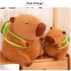 15-32cm Capybara Plush Simulation Capibara Fluffty Toy Kawaii Plushie Cute Doll Stuffed Animals Soft Doll Plush Gift Kid Toys