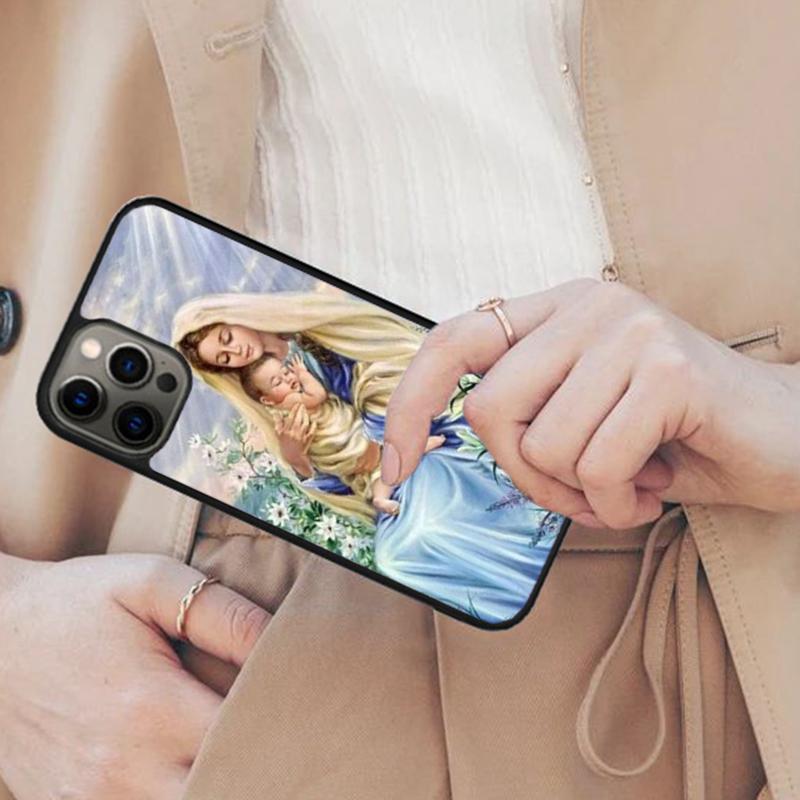 Mother Virgin Mary Funda Magnetic Phone Case For APPLE iPhone 17 Air 16 14 13 12 Pro Max 15 Plus Wireless Charge MagSafe Cover
