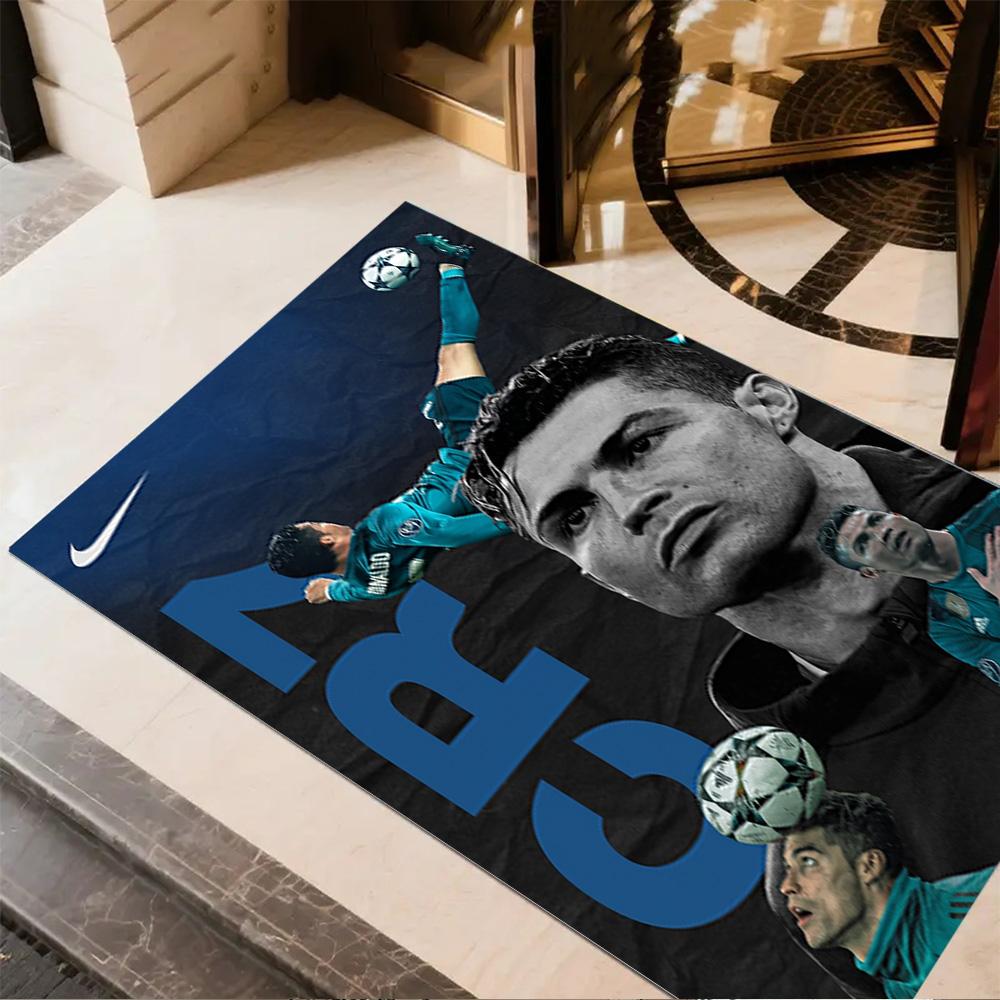 Cr7 Football Legend Carpet Perfect for Bedrooms Dormitory Playrooms Outdoor Antislip Carpet Office home decor Gift for Festivals