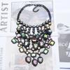 Diy Creative Exaggerated Necklace Vintage Multi-Layer Palace Style Necklace Alloy Inlaid With Gemstones Body Chain Female