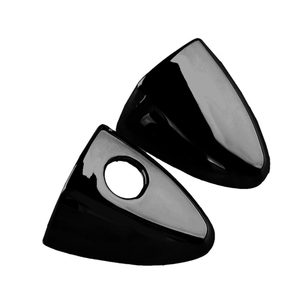 Глянцевые черные чехлы на дверные ручки с передним Smartkey для Honda Pilot 2016-2022