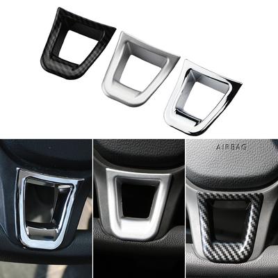 Декоративная крышка рулевого колеса автомобиля, наклейка для Volkswagen VW Passat B8 Tiguan MK2 Golf 7 7,5 MK7 MK7.5 E-UP