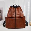 IELGY Large Capacity Drawstring Pocket Backpack Fashion Backpack Casual Water Repellent