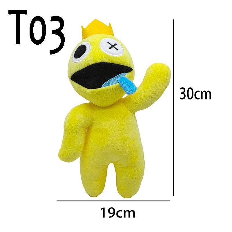 Rainbow Friends roblox, плюшевая игрушка, мультяшный игровой персонаж, кукла, кавайный синий монстр, мягкие игрушки для детей, рождественские подарки