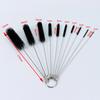 Нержавеющая мягкая соломинка для волос щетка для чистки набор нейлоновая щетина трубка бутылка соломинка