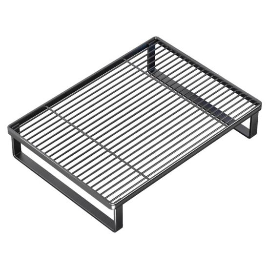 Gas Stove Rack Induction Cooker Bracket Solid Metal Structure Strong Load-bearing Multipurpose Storage Rack