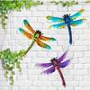 New Metal Dragonfly Wall Decoration Outdoor Courtyard Garden Fence Iron Art  Pendant Home Decoration Crafts