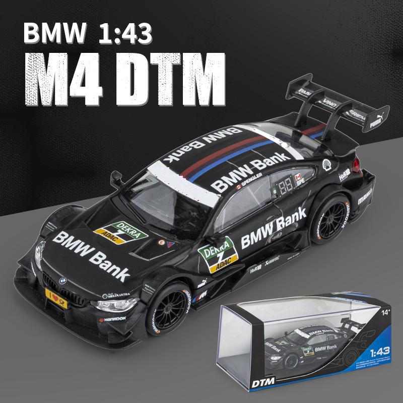 1:43 M4 DTM With Display Box Alloy Car Diecasts & Toy Vehicles Car Model Miniature Scale Model Car For Children