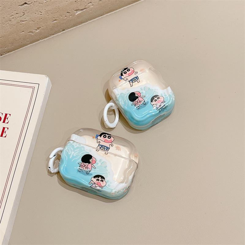 Beach small new application AirPods pro1 apple bluetooth wireless headset cover 1/1/1 generation cute cartoon man