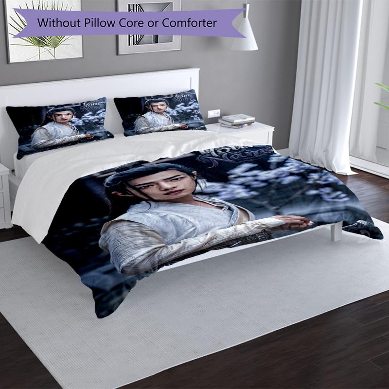 3pcs Custom Name Era Valor Printed Bedding Set Duvet Cover Closure Includes 1 Duvet Cover & 2 Pillowcases, Soft and Comfortable for All Seasons.