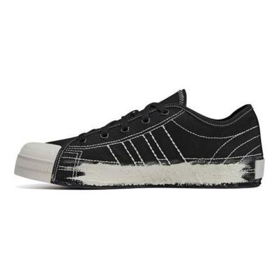 Y-3 Nizza Low черные кроссовки унисекс с тальком JQ2448