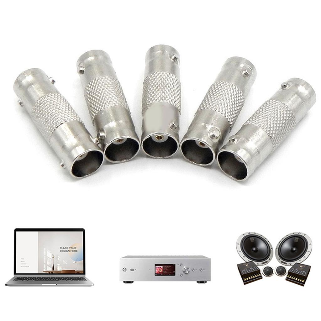 BNC Адаптер BNC Розетка к BNC Розетке Прямой РЧ Коаксиальный Разъем для Системы Видеонаблюдения CCTV, Видеокамеры, Вещания