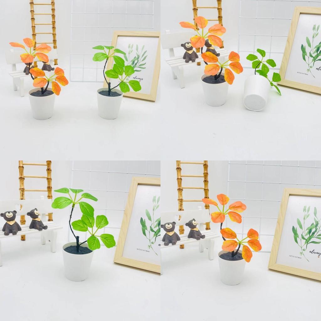 Curved Plant Green Bonsai For Wedding Decor And Photography Props Decorative