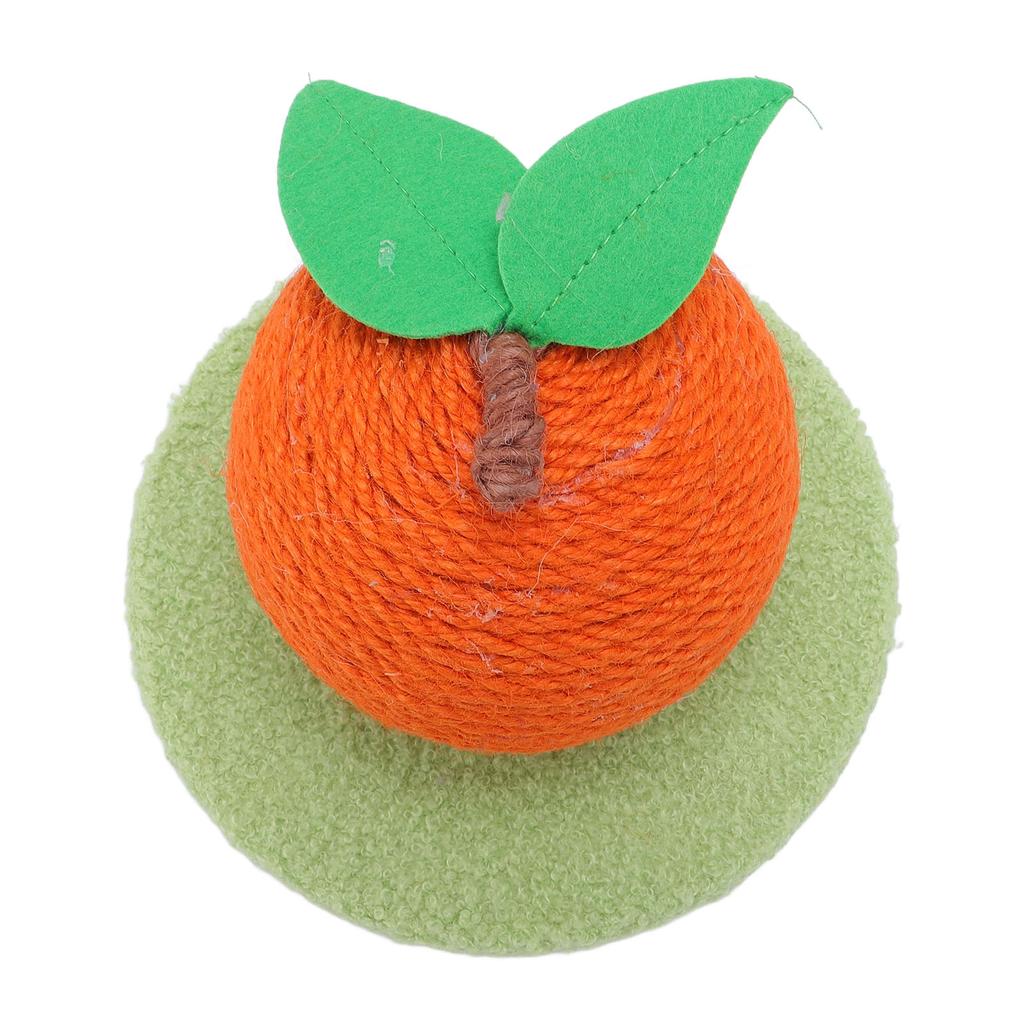 Orange Cat Scratching Post Interactive Cute Cat Scratcher with Scratching Board Multifunctional Cat
