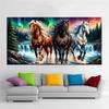 Large Size Mosaic DIY Full Diamond Painting Kits Art Beautiful Forest River Horse Embroidery Cross Stitch Rhinestones