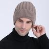 Fleece Thickened Straight Knitted Pullover Cap for Autumn and Winter Wool Thread Warm Cycling Ear Protection Cap